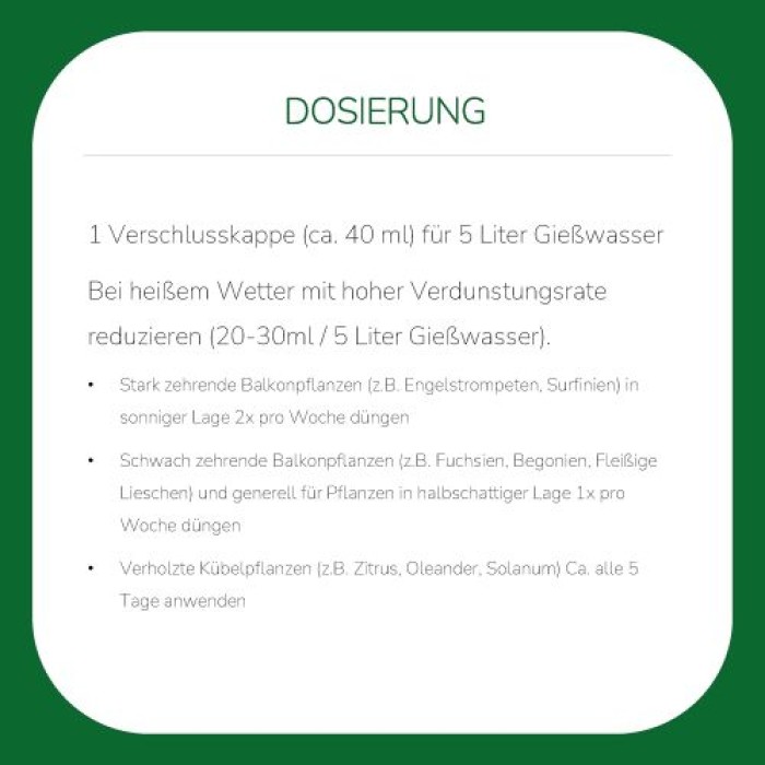 Substral Balkonpflanzen Nahrung Premium Flüssigdünger, 2 L, 22020