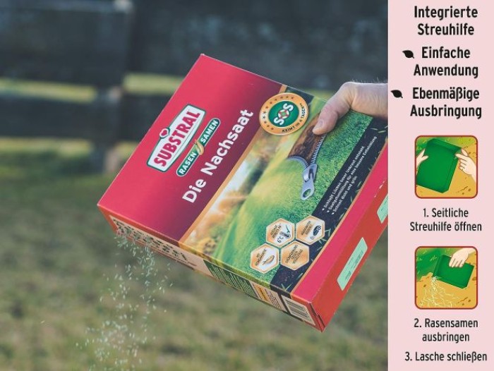 Substral Rasensamen Die Nachsaat, 1 kg für 50 m², 86291