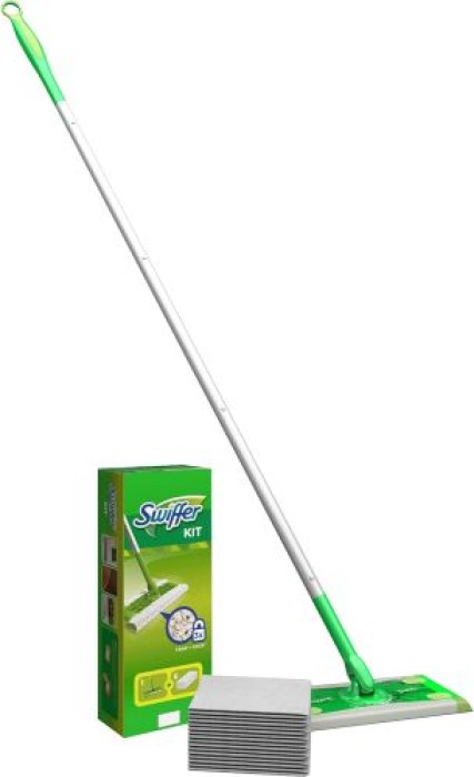 Swiffer Bodenwischer Starterset 1 Bodenwischer + 8 Trockene Bodentücher, 43011004
