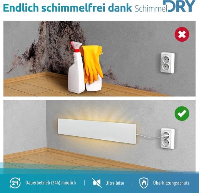TECHNAXX Schimmel-Entferner Basismodul (M1), 520 x 90 x 18 mm, 5184