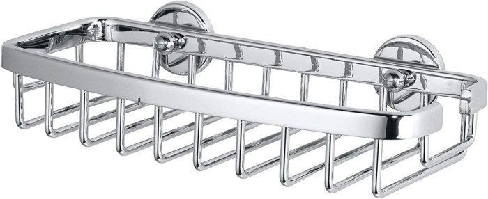 Tesa ALUXX Duschablage zum Kleben, Aluminium, inkl. Klebelösung, 40207-00000-00