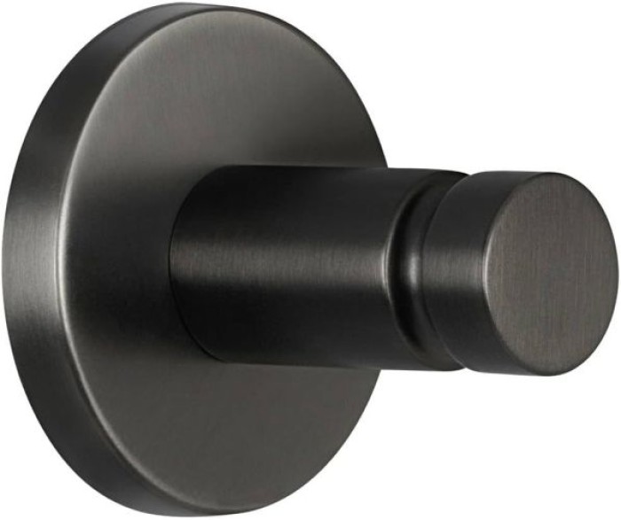 tesa MOON Graphite Handtuchhaken, selbstklebend, Metall PVD beschichtet, 40593-00000-00