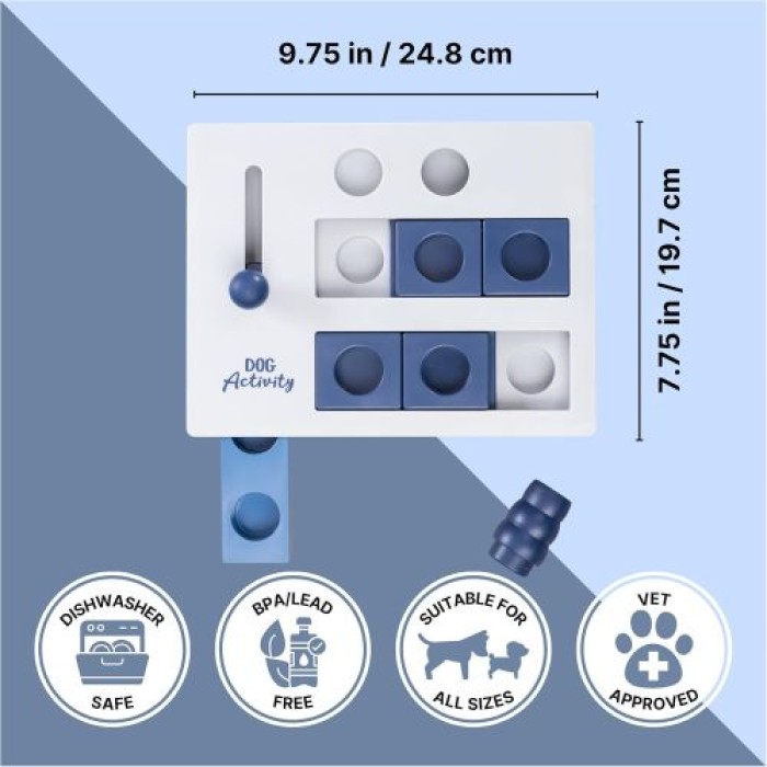 TRIXIE Dog Activity, Mini Mover Strategiespiel für Hunde, 25 x 20 cm, 32029