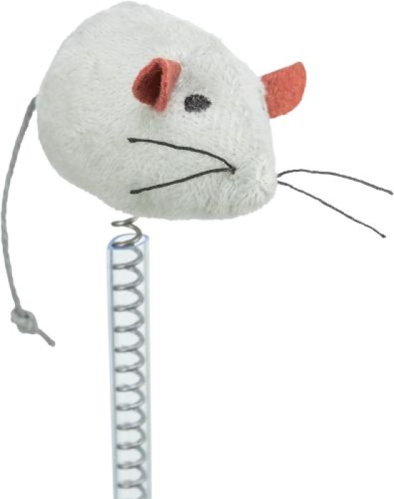 TRIXIE Mouse Family auf Feder, ø 15 × 22 cm, natur, 4070