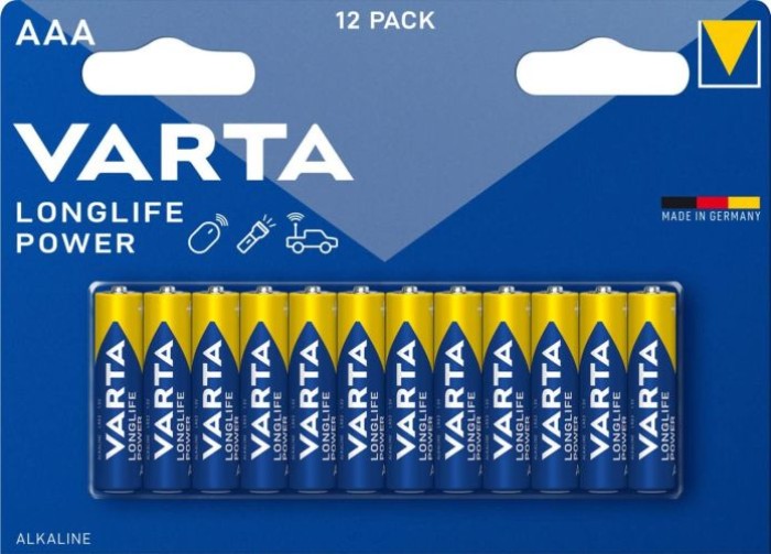 VARTA Batterien Longlife Power AAA Batterie, 12 Stk., 4903121482