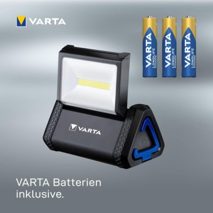 VARTA Baustrahler Work Flex® Area Light, inkl. 3x AA Batterien, 17648101421