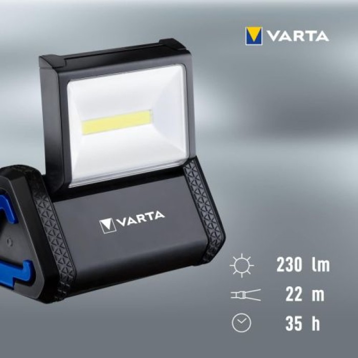 VARTA Baustrahler Work Flex® Area Light, inkl. 3x AA Batterien, 17648101421