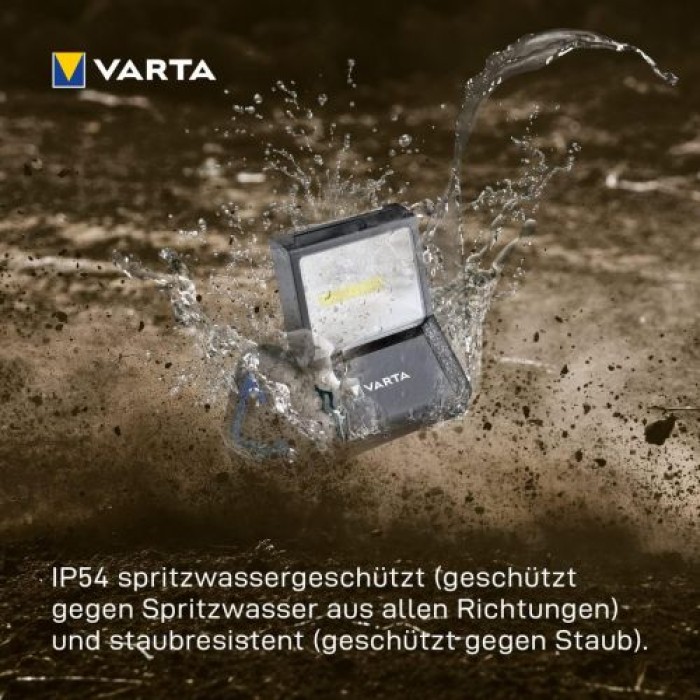 VARTA Baustrahler Work Flex® Area Light, inkl. 3x AA Batterien, 17648101421