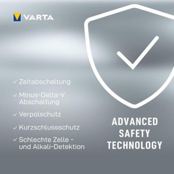 VARTA Ladegerät LCD Plug Charger+ inkl. 4X AA Akkus, 57687101441