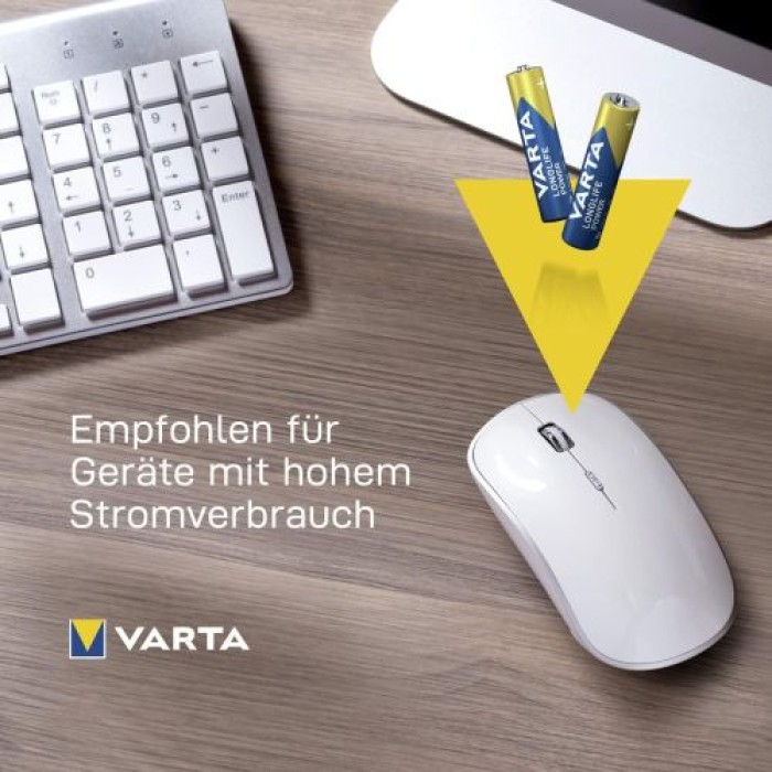 VARTA Longlife Power AAA Micro Batterien, 20 Stück, 4903121420