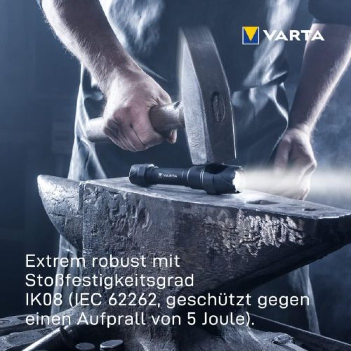 VARTA Stirnlampe Indestructible H20 Pro, inkl. 3x AAA Batterien, 17732101421