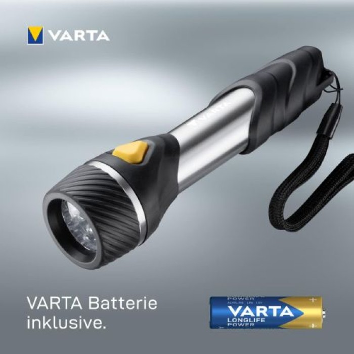 VARTA Taschenlampe Day Light Multi LED F10, inkl. 1x AA Batterien, 16631101421