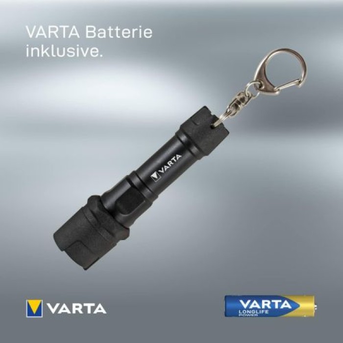VARTA Taschenlampe Indestructible Key Chain Light, inkl. 1x AAA Batterien, 16701101421