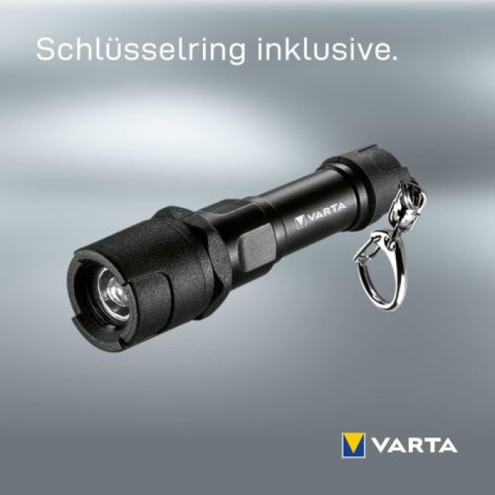 VARTA Taschenlampe Indestructible Key Chain Light, inkl. 1x AAA Batterien, 16701101421
