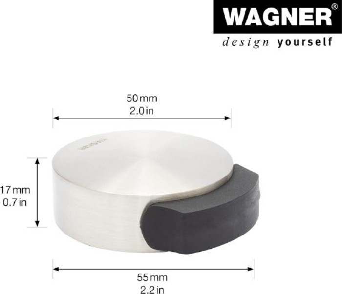 WAGNER Bodentürstopper SCREW OR GLUE EH 5111, DM 50 mm, 15511111