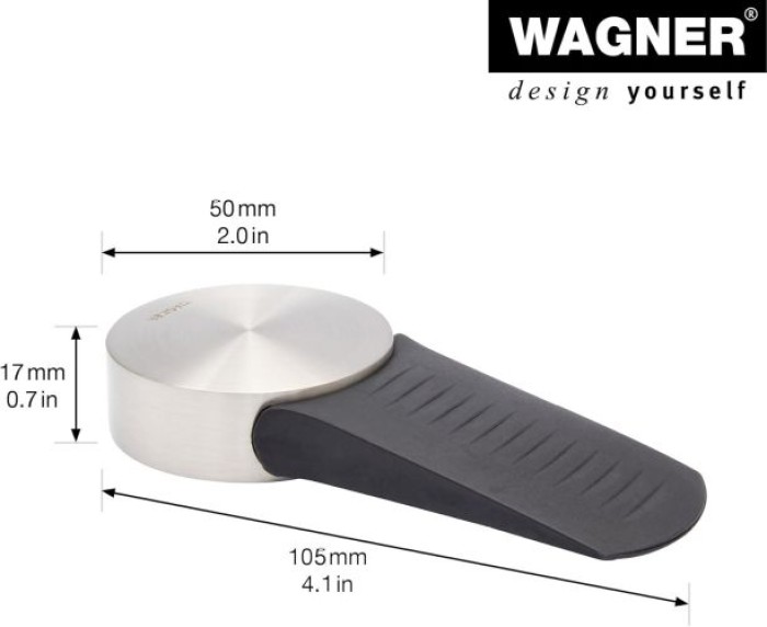 WAGNER Bodentürstopper SCREW OR GLUE FLOOR EH 5116, DM 50 x 65 x 17 mm, 15511611