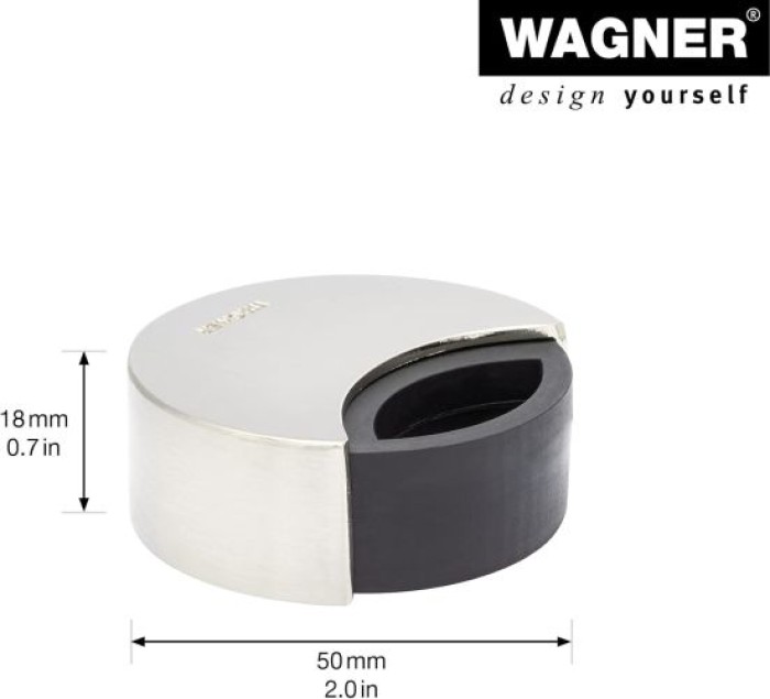 WAGNER Bodentürstopper SCREW OR GLUE FLOOR EH 5151, DM 50 mm, 15515111