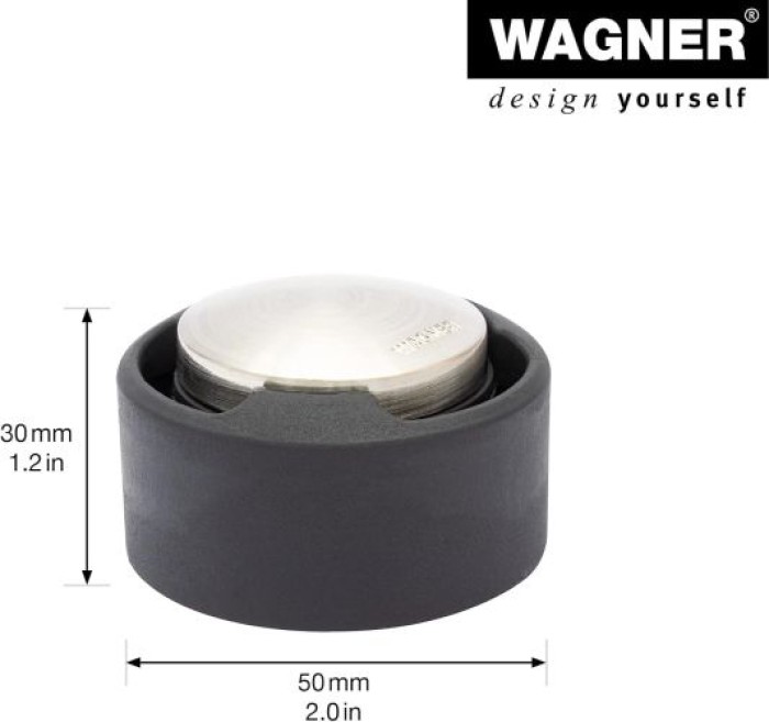 WAGNER Bodentürstopper SCREW OR GLUE FLOOR EH 5171, DM 50 mm, 15517111