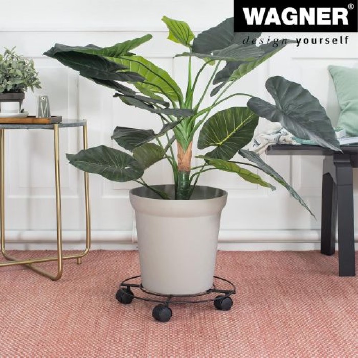 WAGNER Pflanzenroller DRAHT GH 0945, Ø 35 x 6,3 cm, aus beschichtetem Stahl, 20094501