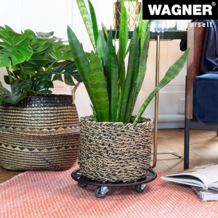 WAGNER Pflanzenroller GH 0936, Ø 30 x 5,5 cm, aus Stahl, 20093601
