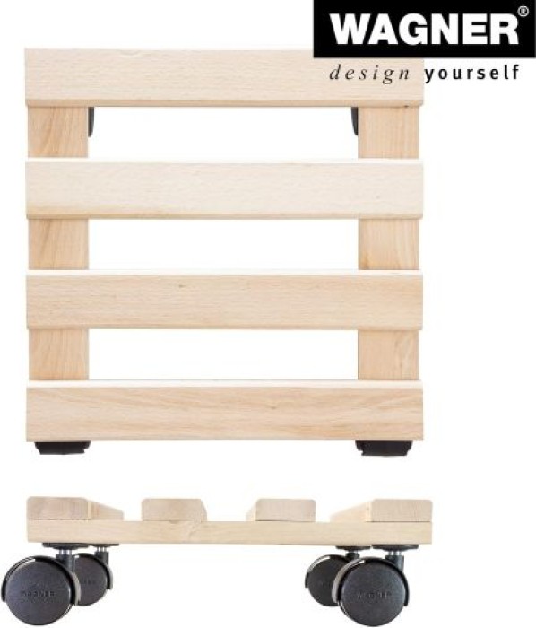 Wagner Pflanzenroller GreenHome, 25 cm, Holz, Buche Natur, 20043901