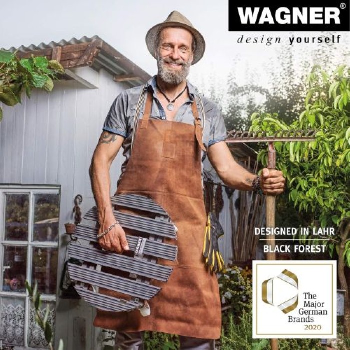WAGNER Pflanzenroller WPC GH 0536, Ø 29 x 7,5 cm, aus wetterfestem WPC, 20053601