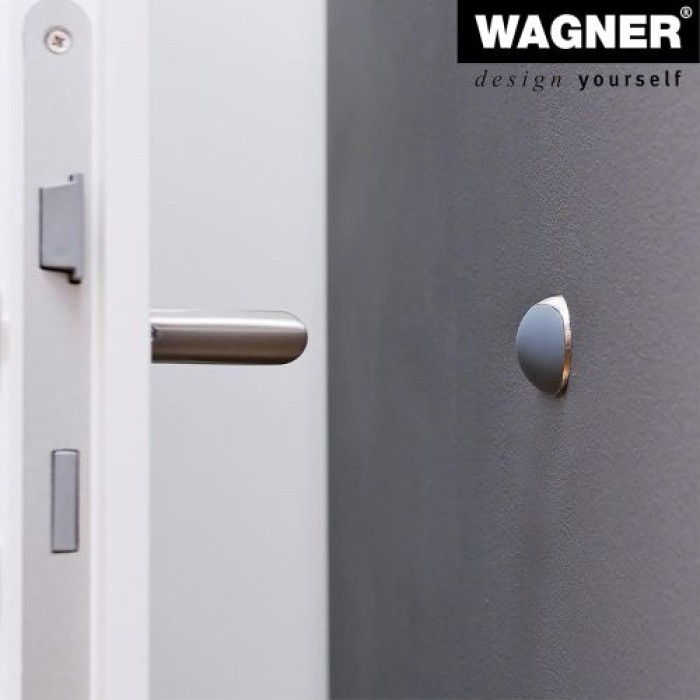 WAGNER Wandtürstopper SCREW OR GLUE WALL EH 5132, 38 x 16 mm, 15513211