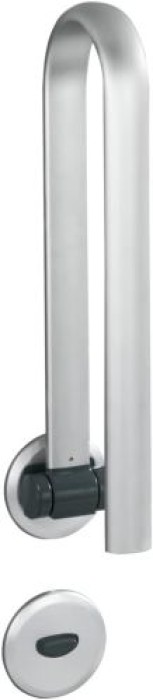 WENKO Badstützgriff klappbar Secura Premium bis 120 kg belastbar, Silber matt 23741100
