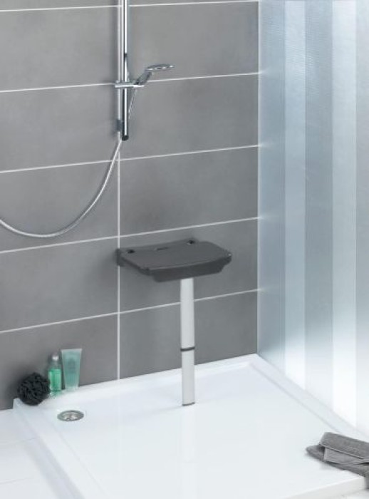 WENKO Duschklappsitz Mod. Secura Premium 120 kg Tragkraft, 23556100