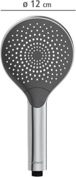 WENKO Duschkopf Watersaving Chrom Ø 12 cm, 24921100