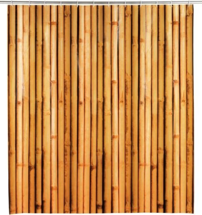 WENKO Duschvorhang Bambusa 180 x 200 cm, 25233100