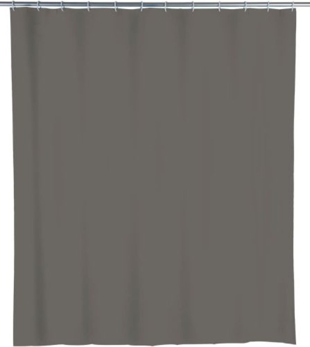 WENKO Duschvorhang Mouse Grey 180 x 200 cm, 22486100