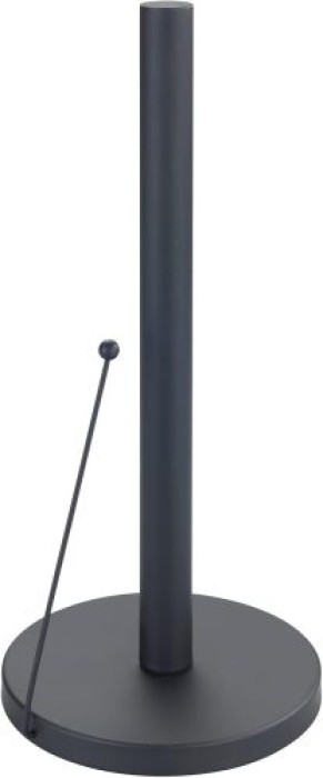 WENKO Küchenrollenhalter Mod. Clayton Schwarz pulverbeschichtetes Metall, 55015100