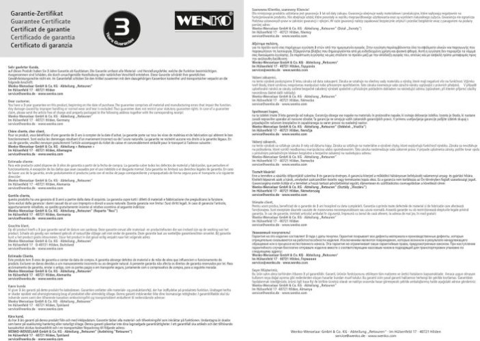 WENKO Mod. Design Duschschlauch Roségold 175 cm, 24666100