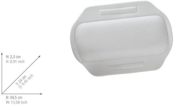 WENKO Nackenpolster Mod. Florida Weiß, 3001401100