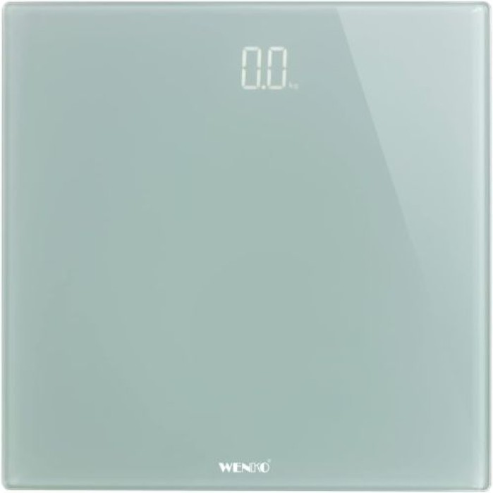 WENKO Personenwaage LED Grau digitale Körperwaage mit LED-Display, 24461100