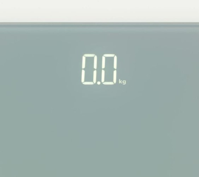 WENKO Personenwaage LED Grau digitale Körperwaage mit LED-Display, 24461100