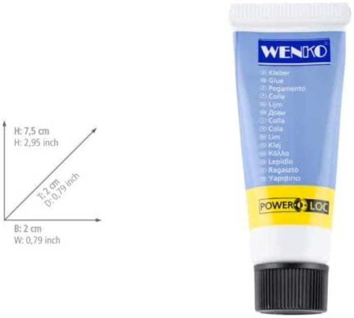 WENKO Power-Loc® Kleber für Wandserien, Befestigen ohne Bohren, 21578100