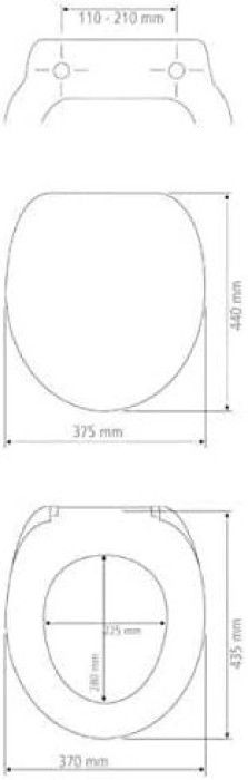 WENKO Premium WC-Sitz Portugal, MDF, 23778100