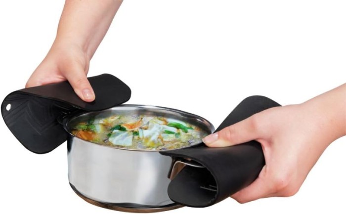 WENKO Silikon Topfuntersetzer Mod. Wesi, 2er Set zum Schutz von Oberflächen, 55066100