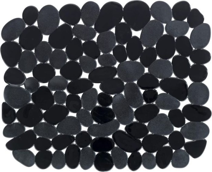 WENKO Spülbeckeneinlage Mod. Stone Schwarz schützt vor Kratzern, 31 x 26 cm, schwarz, 54696100