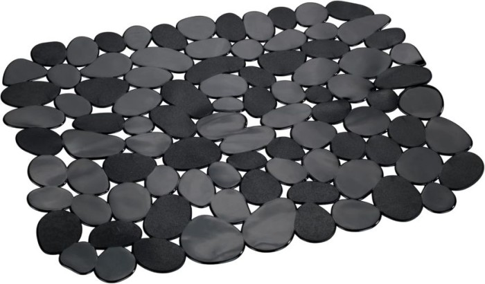 WENKO Spülbeckeneinlage Mod. Stone Schwarz schützt vor Kratzern, 31 x 26 cm, schwarz, 54696100