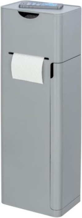 WENKO Stand WC-Garnitur Mod. Imon 6 in 1 Grau matt mit Ablage, 24213100