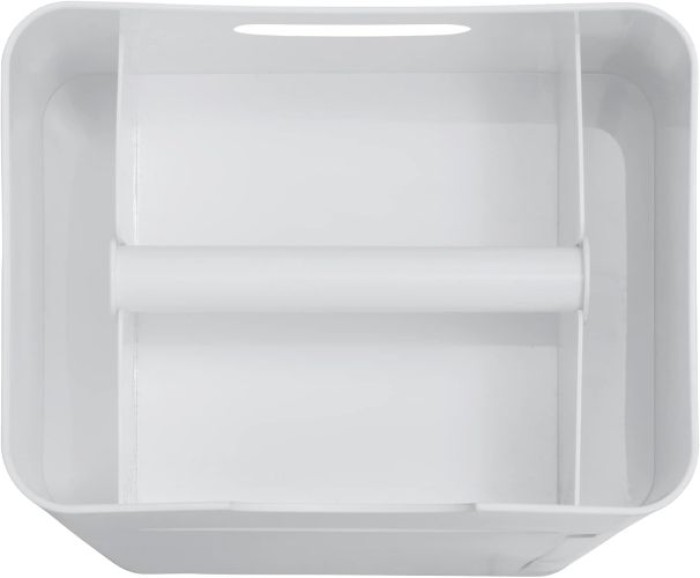 WENKO Stand WC-Garnitur Mod. Imon 6 in 1 Weiß matt, integrierter Toilettenpapierhalter, WC-Bürstenhalter, Ersatzrollenhalter, Stauraumfächer und Ablage,24212100