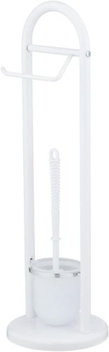 WENKO Stand WC-Garnitur Mod. Siena Weiß aus Stahl, 17092100