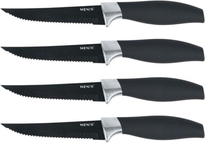 WENKO Steakmesser Mod. Otis, 4er Set Klinge aus rostfreiem Edelstahl, 55059100