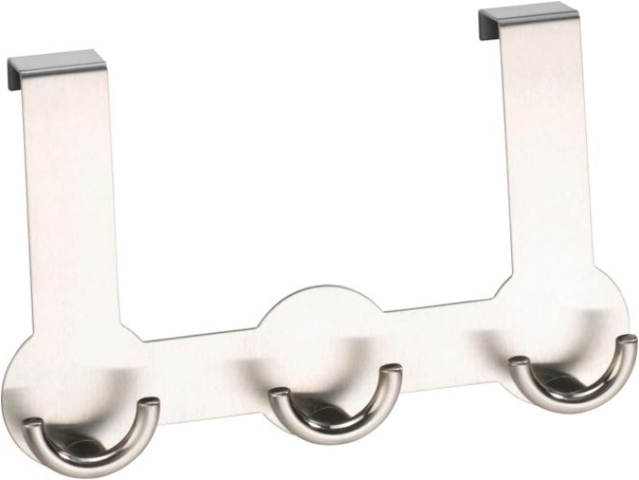 WENKO Türgarderobe Rondo 3 Haken, Edelstahl rostfrei, 4468040100
