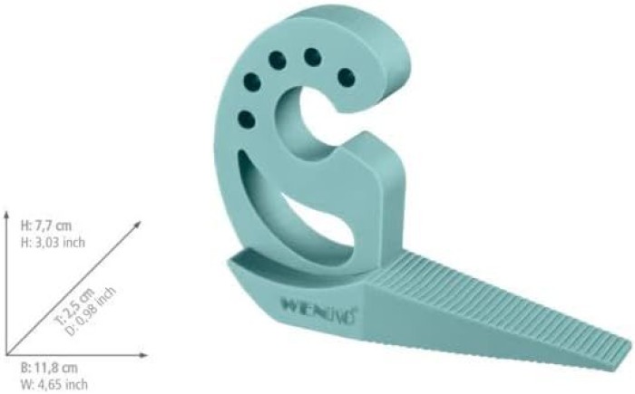 WENKO Türstopper und Fensterstopper Multi-STOP® Mint für Türen, Fenster und Schubladen, 50514100