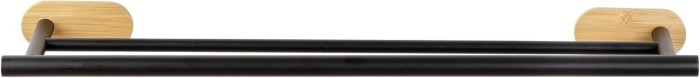 Wenko Turbo-Loc® Badetuchstange Mod. Orea Duo Bamboo Befestigung ohne bohren, 25370100