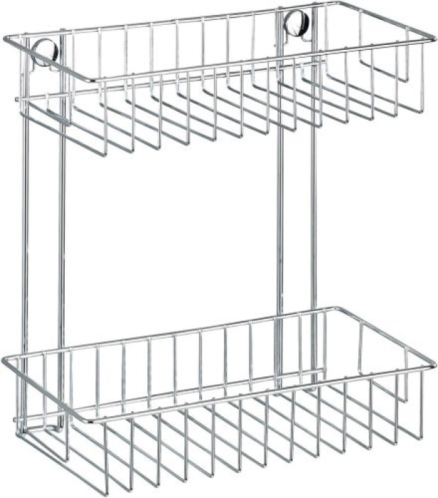 WENKO Wandregal 2 Etagen Classic, Stahl, 20633100